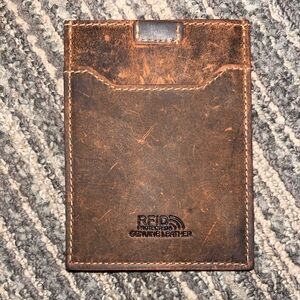 Vintage Leather RFID Card Holder